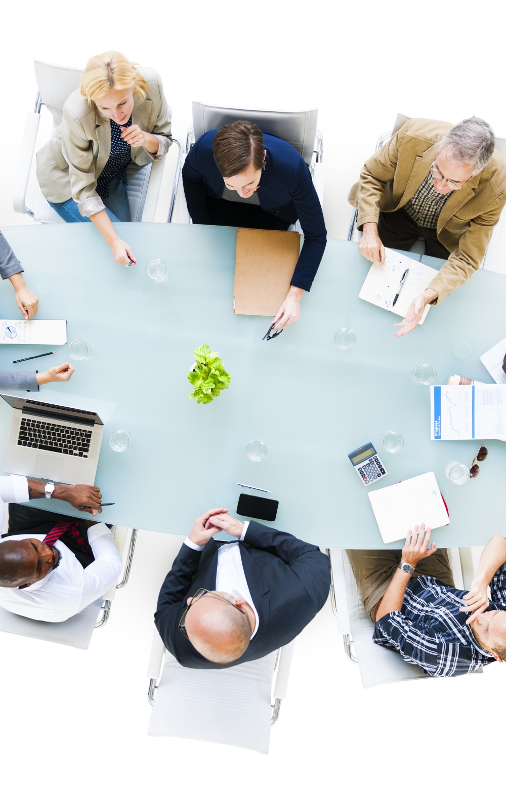 People sitting around a table