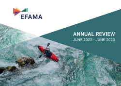 Mature man in canoe on river